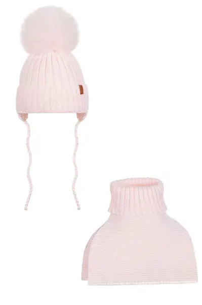 Dětská souprava čepice a nákrčníku AURELIO