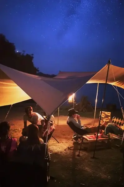 Plátenná plachta Canvas Camp Heavy-Duty 400 x 200 cm