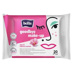 BELLA Odličovací vlhčené ubrousky Aloe&Ibišek 20 ks