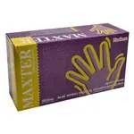 MAXTER Rukavice nitrilové bezpudrové velikost M 100 kusů