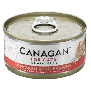 CANAGAN Chicken with prawns konzerva pro kočky 75 g