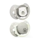 LOVI Dudlík silikonový dynamický buddy bear 0-2m 2 kusy