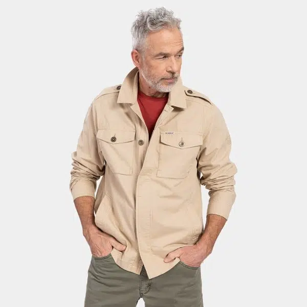 Bushman Pánská lehká bunda Declan, béžová XXL