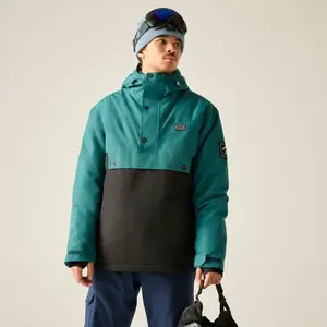 Pánská technická lyžařská bunda dare2b freeride iii zelená/černá l