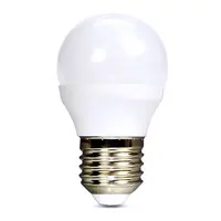 Žárovka LED E27  6W G45 bílá teplá SOLIGHT WZ412-1