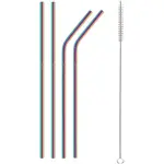 Brčka nerez LAMART LT7053 Straw 4ks