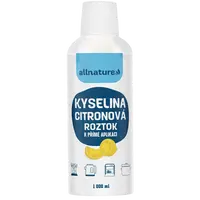 ALLNATURE Kyselina citronová roztok 1000 ml