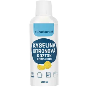 ALLNATURE Kyselina citronová roztok 1000 ml