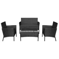 Nábytek zahradní TEESA TSA9008 Rose 1 Black