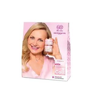 DERMACOL Collagen dárkové balení krém den a noc 2 x 50 ml a maska 16 g