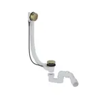 Vaňový automat 52 mm DN40/DN50 SAT Aurum 60 cm, zlatý matný, plast SATAVA80BG
