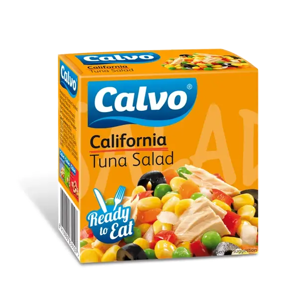 CALVO Kalifornský salát s tuňákem 150 g, poškozený obal