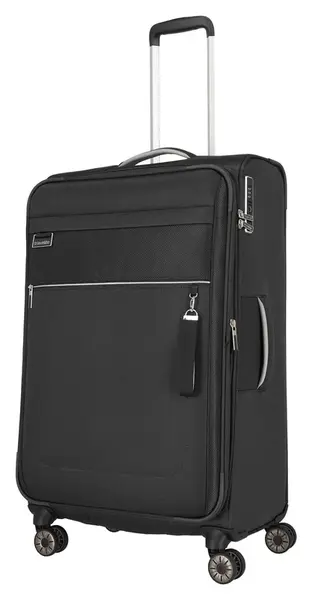 Velký textilní kufr na kolečkách Travelite Miigo 4w L Black