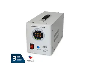 Zdroj záložní GETI GEP700 sinus 700W (1000VA)
