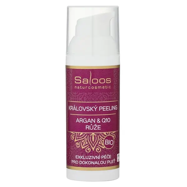SALOOS Královský peeling Argan  Q10  Růže  50 ml