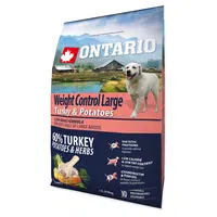 ONTARIO Dog Large Weight control turkey & potatoes granule pro psy 2,25 kg