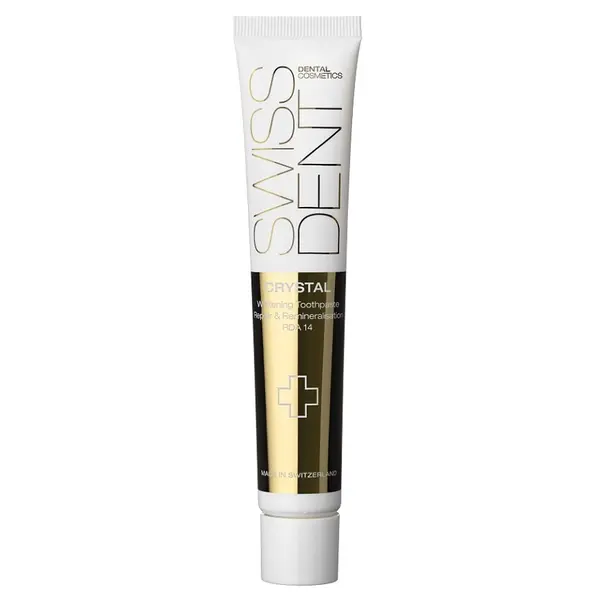 SWISSDENT Crystal Regenerační zubní krém bez fluoridu 50 ml