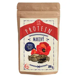 NATU Makový protein 200 g RAW