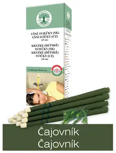 Ušné sviečky ČAJOVNÍK (set6)