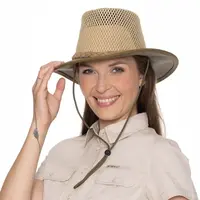 Bushman Pánský a dámský klobouk Airhead, olivový M