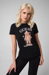 Guess fabrizia skiing bear cn ss t-s xl