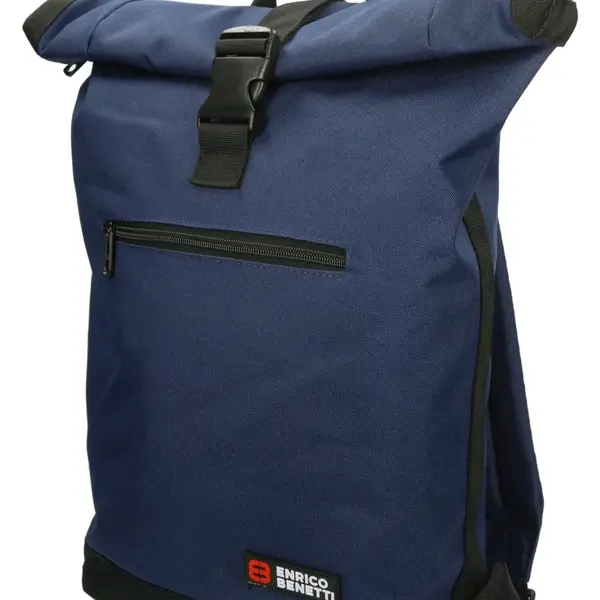 Roll-top batoh Enrico Benetti Amsterdam Notebook Backpack Blue