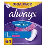 ALWAYS Intimky Daily Protect Long Fresh Scent 64 kusů