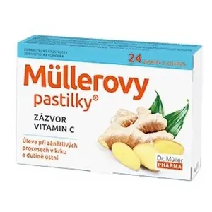 DR. MÜLLER Müllerovy pastilky se zázvorem 24 kusů