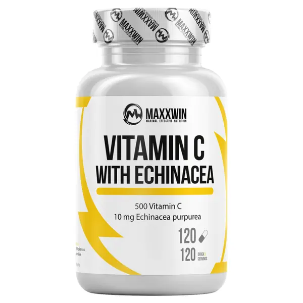 MAXXWIN Vitamin C 500 mg + echinacea 120 kapslí