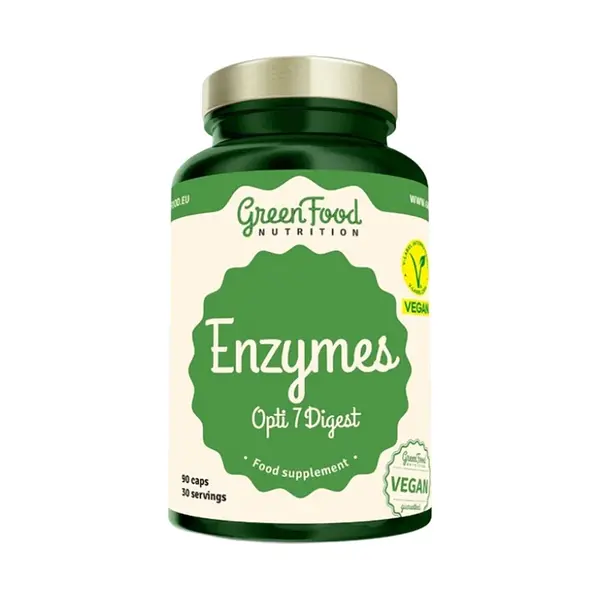 GREENFOOD NUTRITION Enzymy Opti 7 Digest 90 kapslí