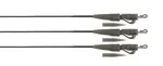 Fox montáž Edges Naturals Leadcore Lead Clip Leaders 3ks 50lb