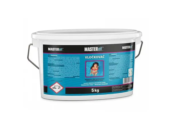 Přípravek k projasnění bazénové vody MASTERsil Vločkovač 5kg