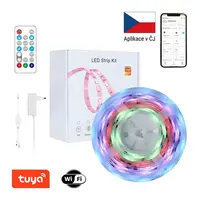 Smart LED pásek 12V 120LED/m IP65 18W RGB IMMAX NEO 07734L 5m WiFi Tuya