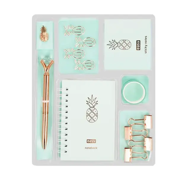 Dárková sada kancelářských potřeb EASY Pinapple Set