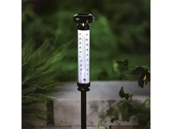 Svítidlo solární GARDEN OF EDEN 11279 s teploměrem