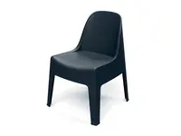 Židle zahradní MILANE 580x600x735mm - uhelná