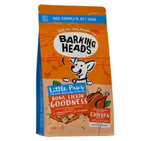 BARKING HEADS Little Paws Bowl Lickin Good Chick granule pro psy, Hmotnost balení (g): 6 kg