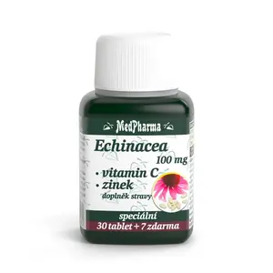 MEDPHARMA Echinacea 100 mg + vitamín C + zinek 37 tablet