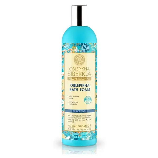 NATURA SIBERICA Rakytníková pěna do koupele Hluboká obnova 550 ml