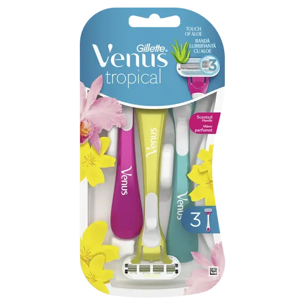 GILLETTE Venus Tropical Dámská pohotová holítka 3 kusy