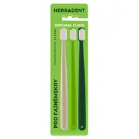 HERBADENT Original Floss Zubní kartáček ultra jemná vlákna 3 kusy