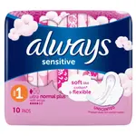 ALWAYS Ultra Sensitiv Norma vel.1 Hygienické vložky s křidélky 10 ks