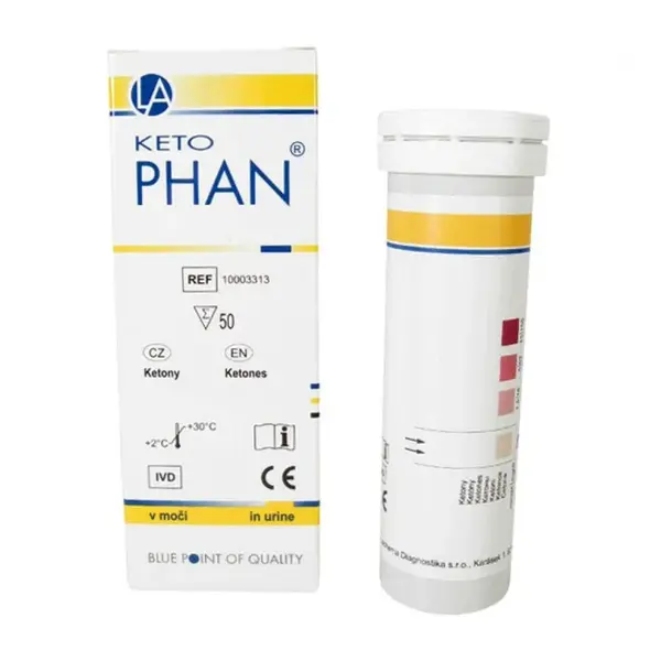 PHAN Keto Diagnostické proužky 50 kusů