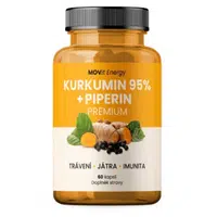 MOVIT ENERGY Kurkumin Extrakt 95 % + Piperin 60 kapslí