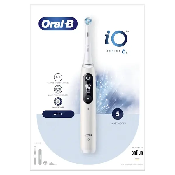 ORAL-B Series iO 6 white elektrický zubní kartáček