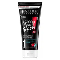 EVELINE Pure Control - Mycí gel pro hloubkové čištění pleti 200 ml