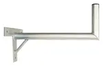Anténní držák 50cm na zeď se vzpěrou, trubka 42/2mm, výška 16cm
