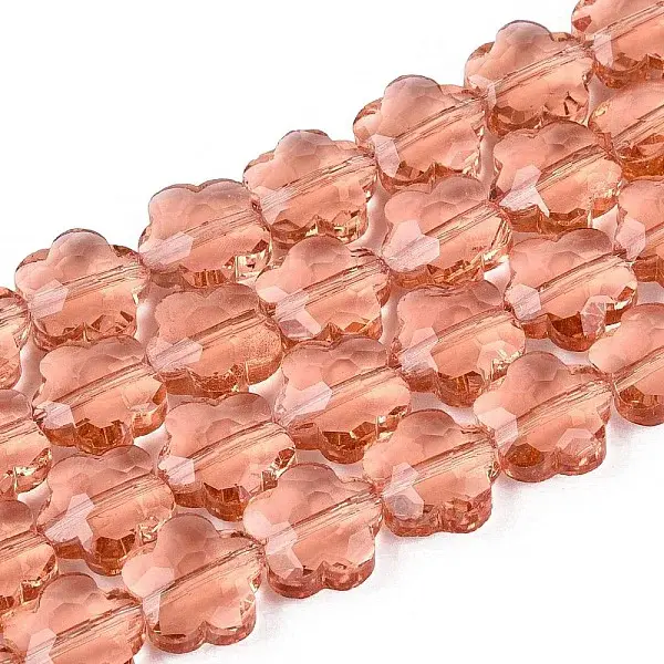 Transparent Glass Beads Strands