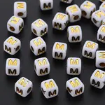 Opaque White Acrylic Beads