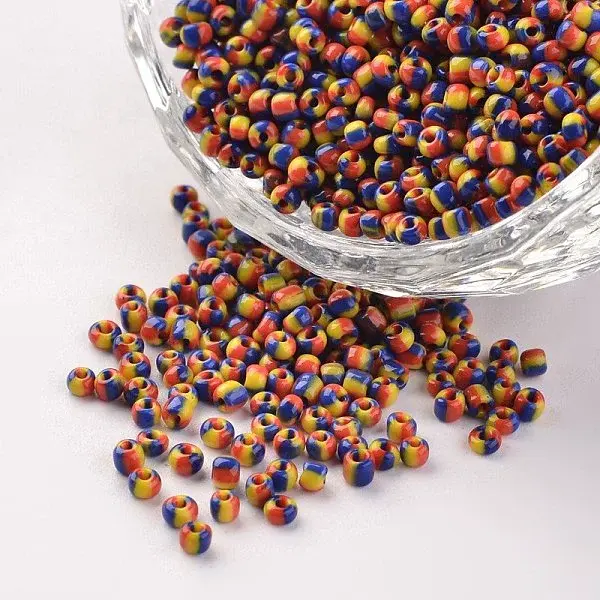 12/0 Opaque Colours Seep Glass Beads